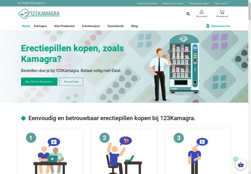 Screenshot van 123kamagra.nl