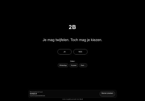 Screenshot van 2b.nl