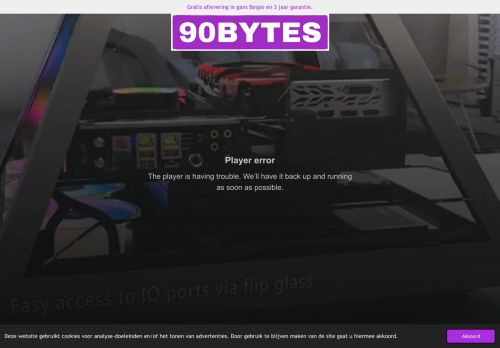 Screenshot van 90bytes.com