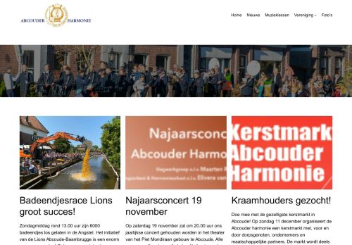 Screenshot van abcouderharmonie.nl