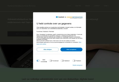 Screenshot van administratiekantoorbetuwe.nl
