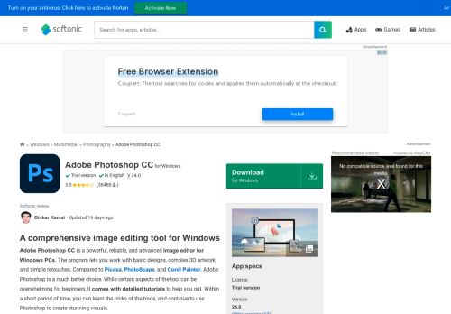 download adobe photoshop cc softonic