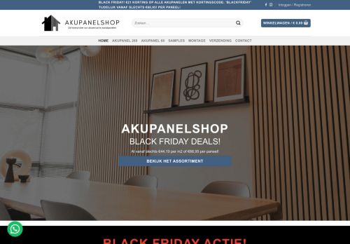 Screenshot van akupanelshop.com