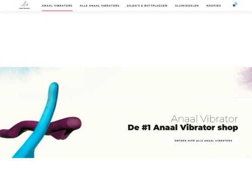 Screenshot van anaal-vibrator.be