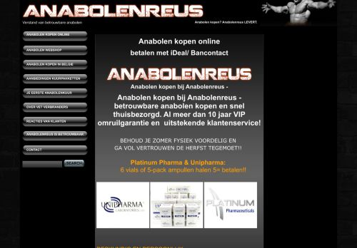 Screenshot van anabolenreus.nl