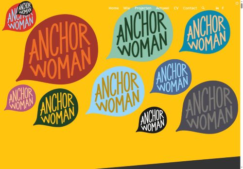 Screenshot van anchorwoman.nl