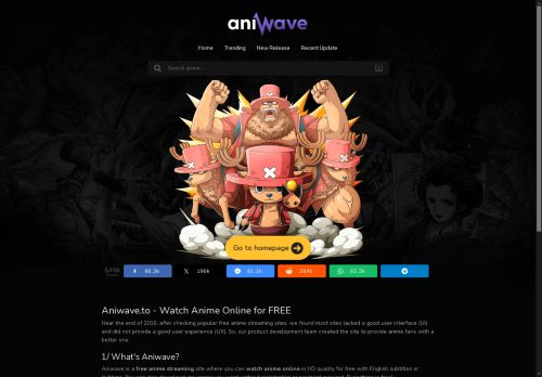 Screenshot van aniwave.to