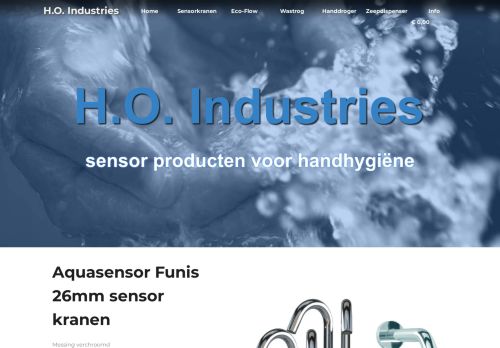 Screenshot van aquasensor.nl
