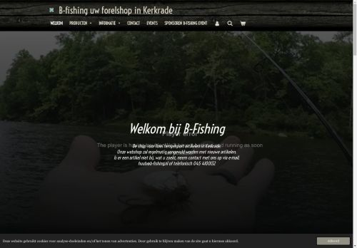 Screenshot van b-fishing.eu