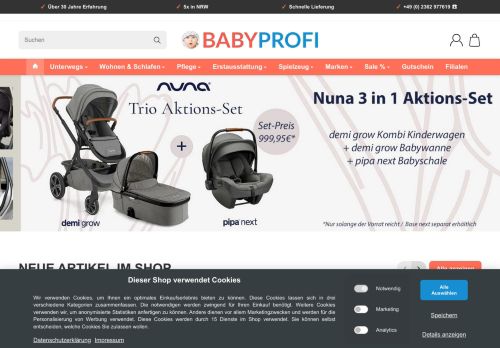 Screenshot van babyprofi.de