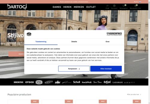 Screenshot van bartogi.nl
