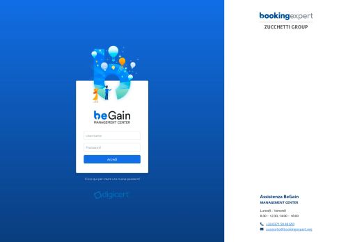 Screenshot van be.bookingexpert.it