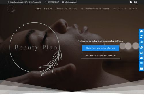 Screenshot van beauty-plan.nl