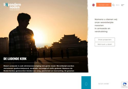 Screenshot van bijzonderenoden.nl