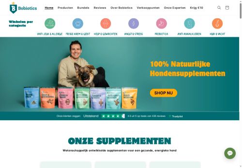 Screenshot van bobiotics.nl