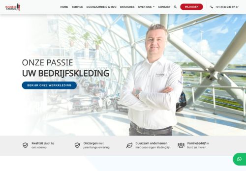 Screenshot van businessfashion.nl