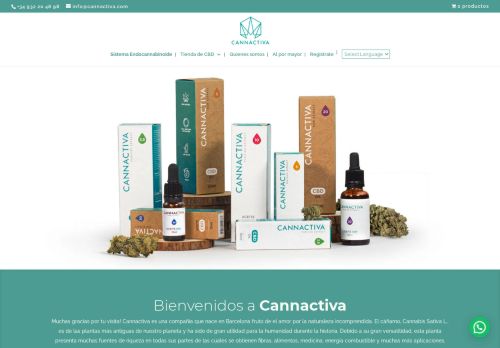 Screenshot van cannactiva.com