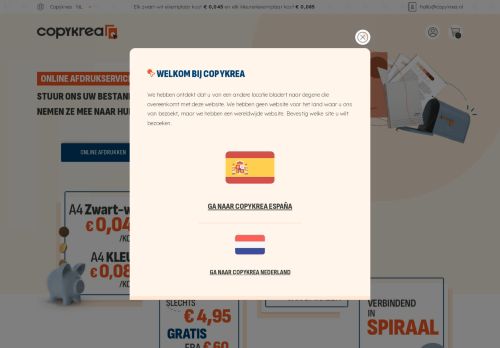 Screenshot van copykrea.nl