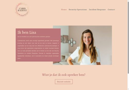 Screenshot van cyberradiant.nl