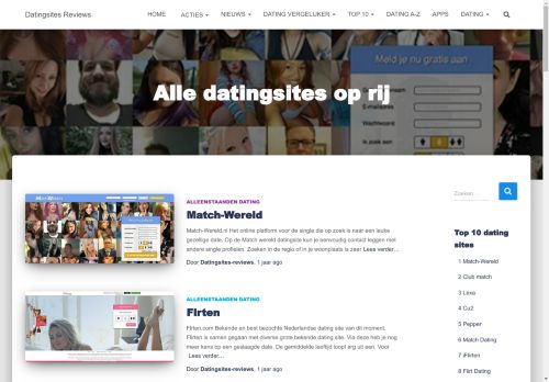 Screenshot van datingsites-reviews.nl