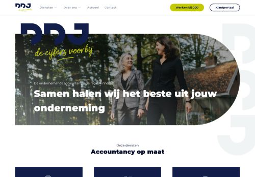 Screenshot van ddj.nl