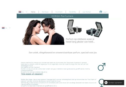 Screenshot van derqx.com