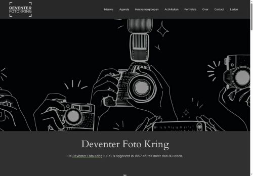 Screenshot van deventerfotokring.nl