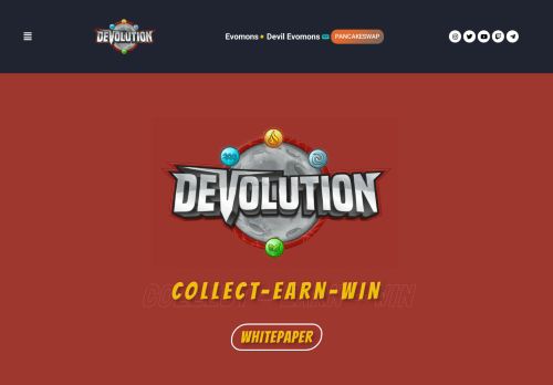 Screenshot van devolution-world.com