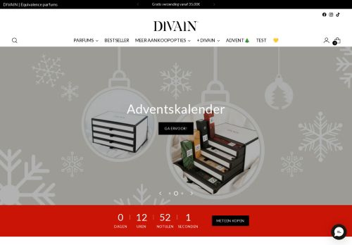 Screenshot van divainparfums.nl