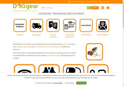 Screenshot van doggear.eu