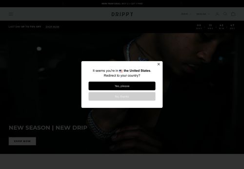 Screenshot van drippy.amsterdam