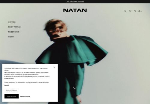 Screenshot van e-shop.natan.be