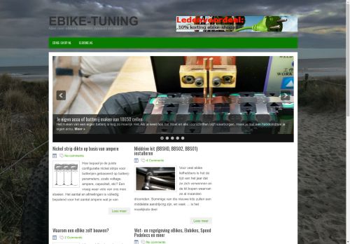 Screenshot van ebike-tuning.nl