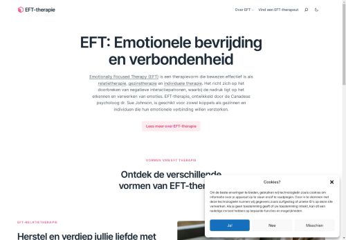 Screenshot van eft-therapie.org