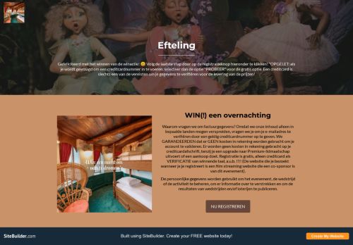 Screenshot van efteling-nl.myfreesites.net