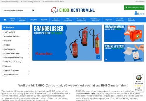 Screenshot van ehbo-centrum.nl