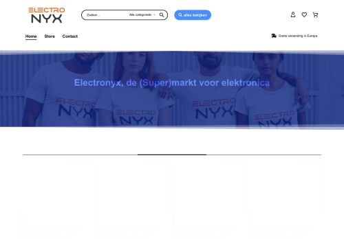 Screenshot van electronyx.nl