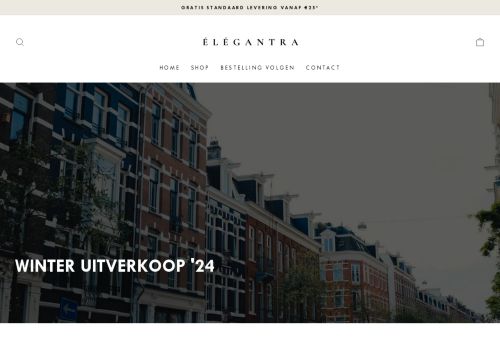 Screenshot van elegantra.nl