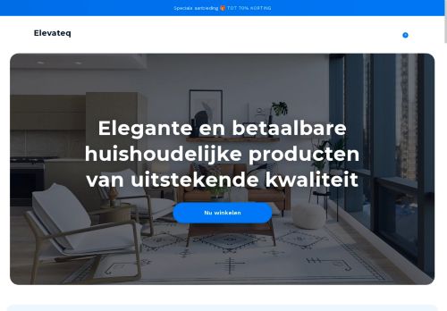 Screenshot van elevateq.myecomstore.net