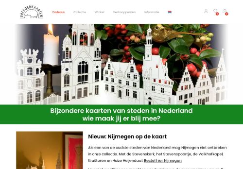 Screenshot van erfgoedkaarten.nl