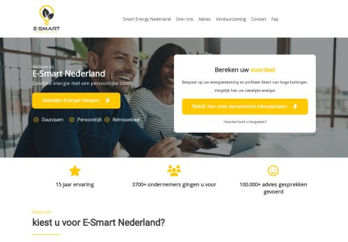 Screenshot van esmartnederland.nl