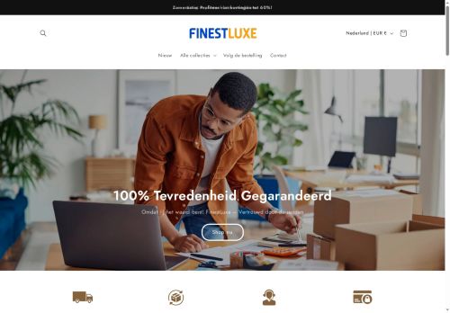 Screenshot van finestluxe.nl