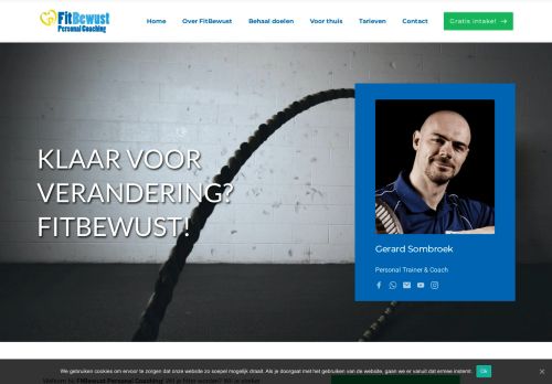 Screenshot van fitbewust.nl