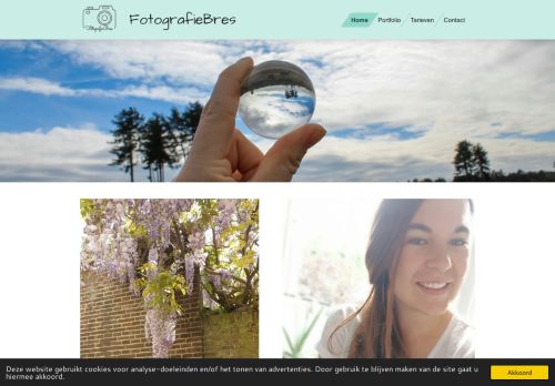 Screenshot van fotografiebres.nl