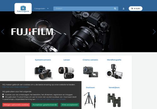 Screenshot van fotogrijpink.nl