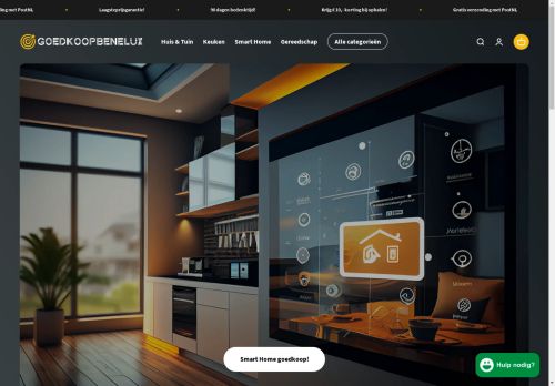 Screenshot van goedkoopbenelux.nl