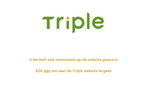 Screenshot van gramo.nl