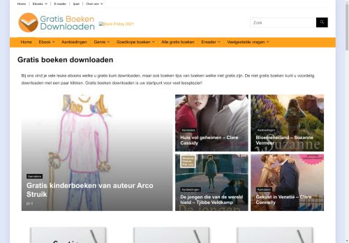 Screenshot van gratisboekendownloaden.net