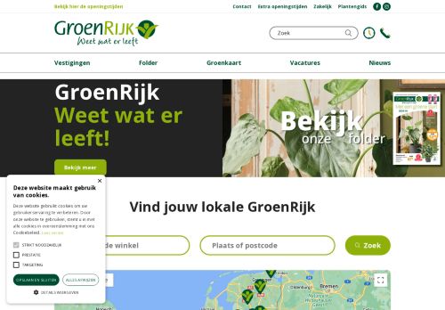 Screenshot van groenrijk.nl