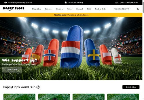 Screenshot van happyflops.nl